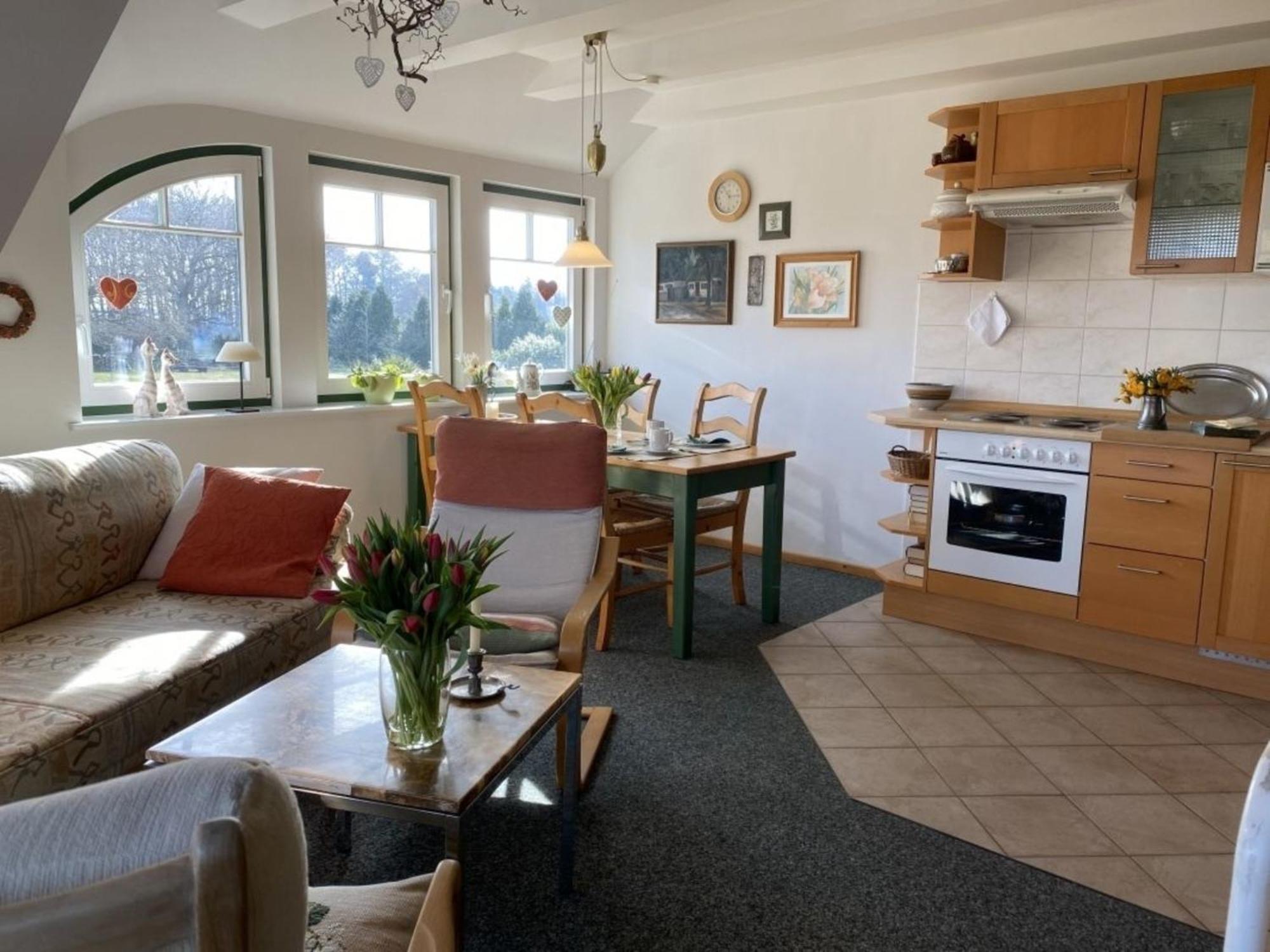 Ferienwohnung Nr 07 Og Spitzboden บอร์น ภายนอก รูปภาพ