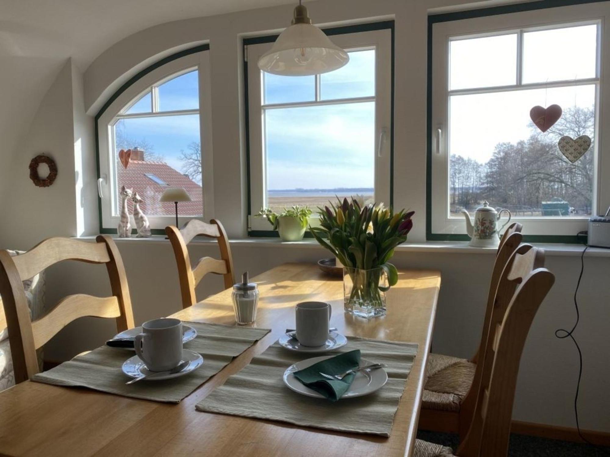 Ferienwohnung Nr 07 Og Spitzboden บอร์น ภายนอก รูปภาพ