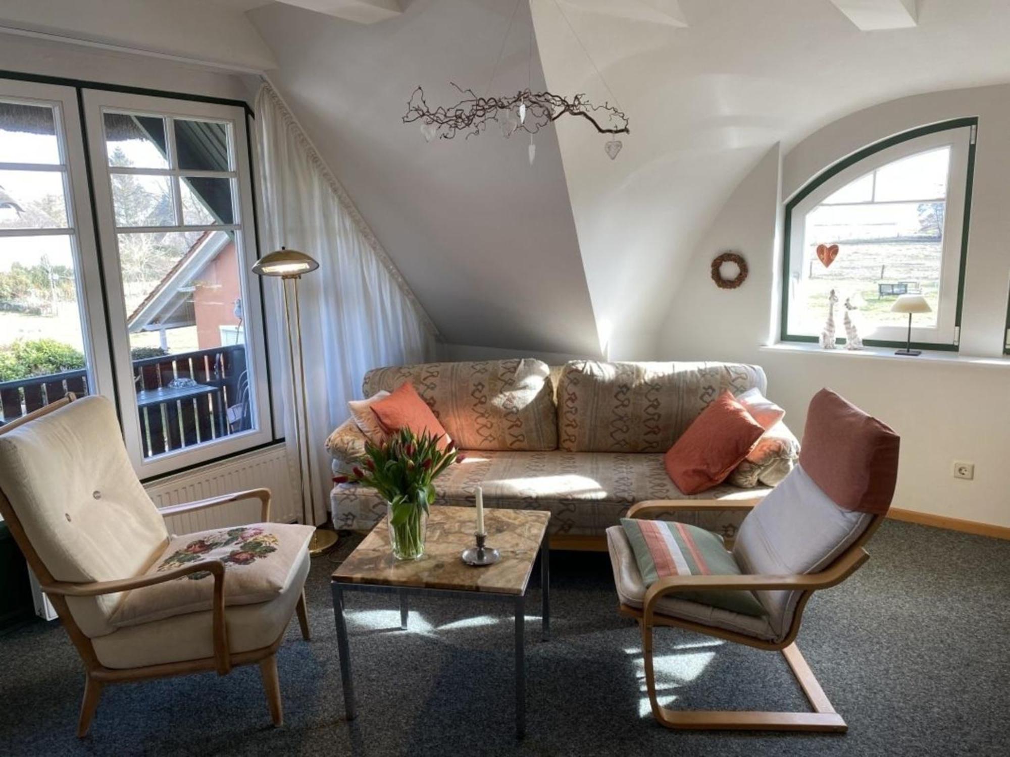 Ferienwohnung Nr 07 Og Spitzboden บอร์น ภายนอก รูปภาพ